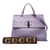 Gucci Medium Calfskin Bamboo Daily Satchel Secondhand