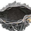 Saint Laurent Small Calfskin Emmanuelle Fringe Bucket Bag Secondhand