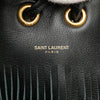 Saint Laurent Small Calfskin Emmanuelle Fringe Bucket Bag Secondhand