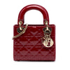 Dior Mini Patent Cannage Lady Dior Secondhand