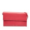 Celine Leather Folded Clutch On Strap Secondhand