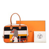 Hermès Barenia and Toile Rocobar Plume 32 Secondhand