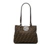 Fendi Zucca Canvas Shoulder Bag Secondhand
