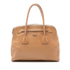 Prada Large Saffiano Cuir Double Zip Top Handle Bag Secondhand
