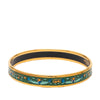 Hermès Narrow Enamel Fruits Cloisonne Bangle 65 Secondhand