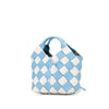LOEWE Mini Woven Calfskin Gingham Surplus Basket Bag Secondhand
