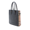 Burberry Leather and Mega Check Canvas Banwell Tote Secondhand