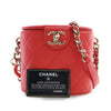 Chanel Small Quilted Lambskin Resin Elegant Chain Tubular Vanity Case Secondhand