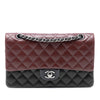 Chanel Medium Classic Tricolor Lambskin Double Flap Secondhand
