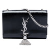 Saint Laurent Medium Chevron Patent Monogram Kate Tassel Crossbody Secondhand