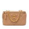 Chanel Small Quilted Lambskin Pillow Crush Vanity Case with Chain Secondhand