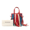 Balenciaga XXS Lambskin Fringe Bazar Shopper Satchel Secondhand