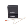 Chanel Gold Plated Enamel CC Pendant Necklace Secondhand
