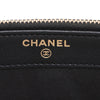 Chanel CC Quilted Lambskin Double Zip Clutch With Chain Secondhand