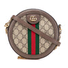 Secondhand Gucci Mini GG Supreme Round Ophidia Crossbody