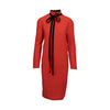 Secondhand Gianni Versace Wool Dress with Ribbon - '00s