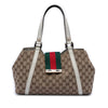 Gucci GG Canvas Web New Ladies Tote Secondhand