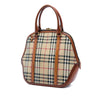 Burberry Medium Haymarket Check Nylon Orchard Bowling Bag Secondhand