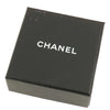 Chanel CC Gold Plated Rhinestones Push Back Earrings Secondhand