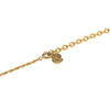 Dior Gold Plated CD Logo Pendant Necklace Secondhand