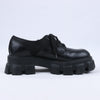 Prada Monolith Nylon & Leather Leather Loafers in Black 2EE342, Size 42 EU Secondhand