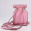 Valentino Garavani Rockstud Spike Leather 2Way Backpack in Pink Secondhand