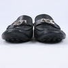 HERMES Irving Leather Driving Moccasins in Black Collier de Chien for Men, Size 42 EU Secondhand
