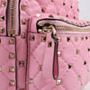 Valentino Garavani Rockstud Spike Leather 2Way Backpack in Pink Secondhand