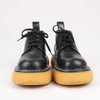 Bottega Veneta The Bounce Leather Short Boots in Black x Mustard, Size 39 EU Secondhand