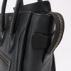 CELINE Luggage Micro Leather Handbag in Black Secondhand