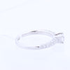 Non Signe / Unsigned 14K White Gold Ring with 45 Natural Diamonds Secondhand