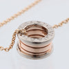 Bvlgari B.Zero 1 Perfect Mistake Necklace 750(PG×WG) 14.1g CL857655 352398 Secondhand
