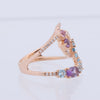 Collection Privée Diamond Ring in Multicolor K18PG 5.3g 129 S008 D026 Secondhand