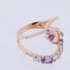 Collection Privée Diamond Ring in Multicolor K18PG 5.3g 129 S008 D026 Secondhand
