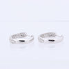 Non Signe / Unsigned Diamond Earrings K18WG 4.4g 1.0 ct Secondhand