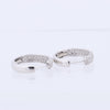 Non Signe / Unsigned Diamond Earrings K18WG 4.4g 1.0 ct Secondhand
