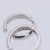 Collection Privée Diamond Earrings K18WG 4.4g 1.0 ct Secondhand