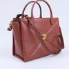 Valentino Garavani One Studs Leather 2Way Shoulder Bag in Chestnut Secondhand