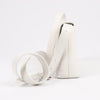 Balenciaga Hourglass Mock Croc Shoulder bag in White 671355 Secondhand