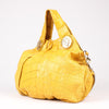 Secondhand Gucci Exotic leathers - Alligator Hysteria Top 2way Handbag in Yellow