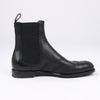 Bottega Veneta Leather x Fabric Side Gore Ankle Boots Black in Size 39 Secondhand