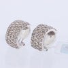 Non Signe / Unsigned Diamond Earrings K18WG 12.5g 2.00/2.00 ct Secondhand