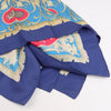 Secondhand Hermès Carré 90 "LA PRESENTATION" Silk handkerchief in Navy Blue