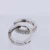Non Signe / Unsigned Diamond Earrings K18WG 6.5g 0.50/0.50 ct Secondhand