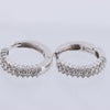 Non Signe / Unsigned Diamond Earrings K18WG 6.5g 0.50/0.50 ct Secondhand