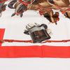 Hermès Carré 90 "ATTELAGE EN ARBALETE" Silk handkerchief in Red Secondhand
