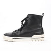 Hermès Leather High-Top Side Zip Sneakers in Black, Size 42 EU 182355ZH Secondhand