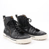Hermès Leather High-Top Side Zip Sneakers in Black, Size 42 EU 182355ZH Secondhand