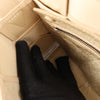 Bottega Veneta Maxi Intrecciato Cassette Leather Shoulder Bag in Beige Secondhand