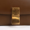 Secondhand Celine Classic Box Small Leather Shoulder Bag in Brown
